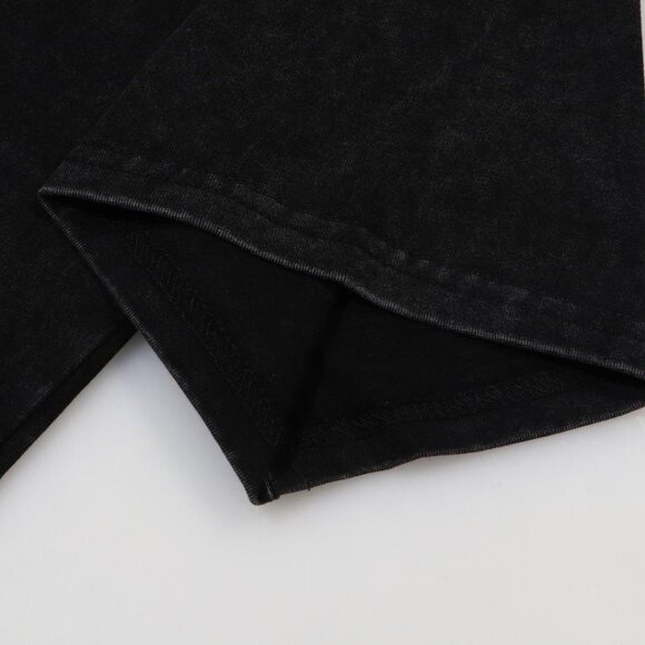 Thug Club Black T Shirt With Distinctive Embroidered Graphics - Picture 6 of 9